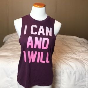 Chin Up Active Wear Tank Top Small